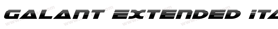 Galant Extended Italic字体转换